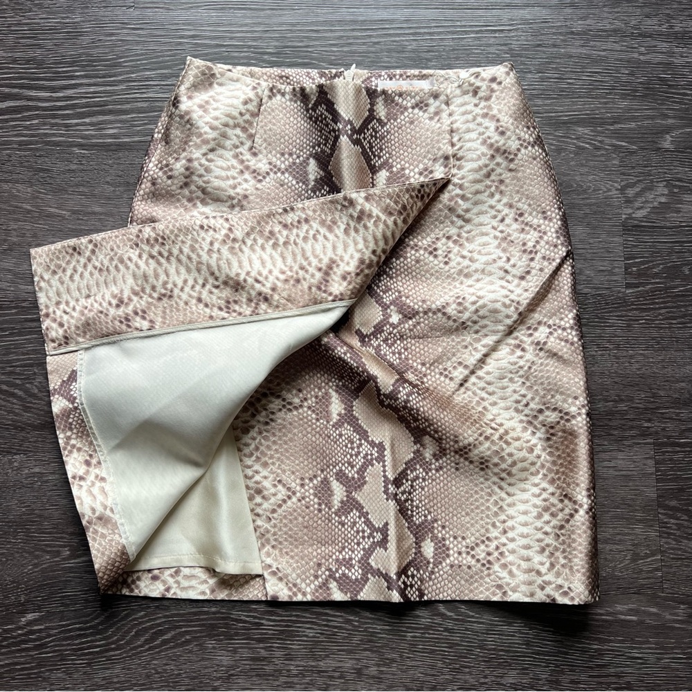 NWT Tory Burch Silk Wool Mikado Wrap Skirt - Picture 10 of 12